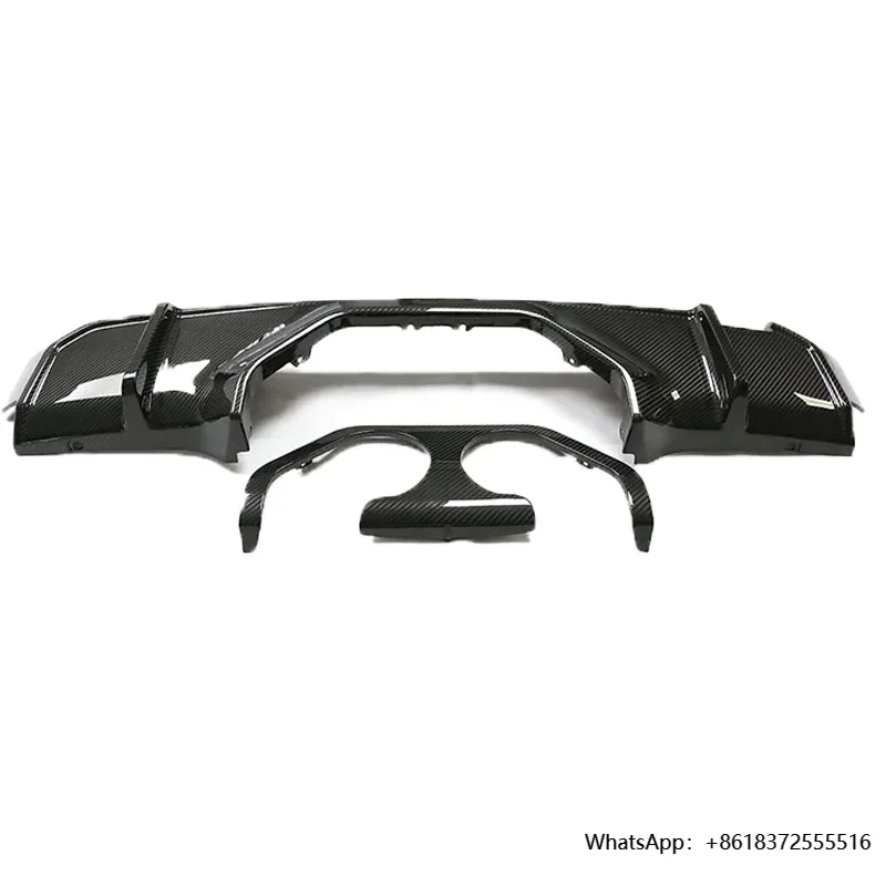 

X WEESE New Design Car Exterior Accessories Mid-out Rear Diffuser M4 G82 Real Dry Carbon Fiber For M4 G82 Rear Bumper Lip 3k