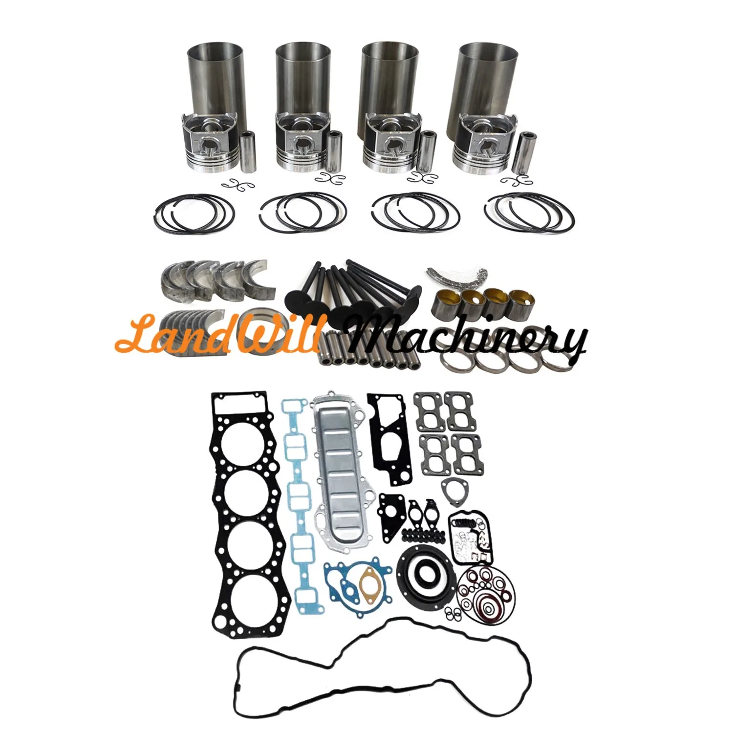 4M51 4M51T Overhaul Rebuild Kit Fits For Mitsubishi FE FG Fuso Canter Truck