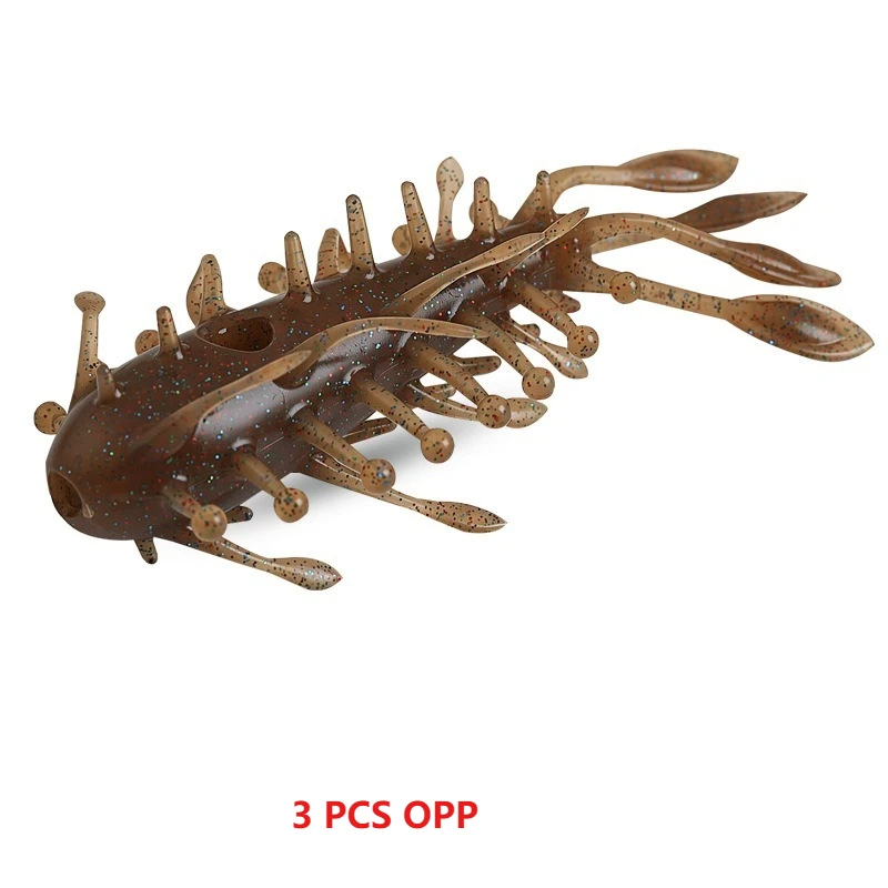 3 Stück 8 cm 6,3 g Simulations-Seegurken-Wurmköder, schwimmender, hohler Seegurken-Köder, bionischer Köder, hochelastisch und bissfest – Detail 12