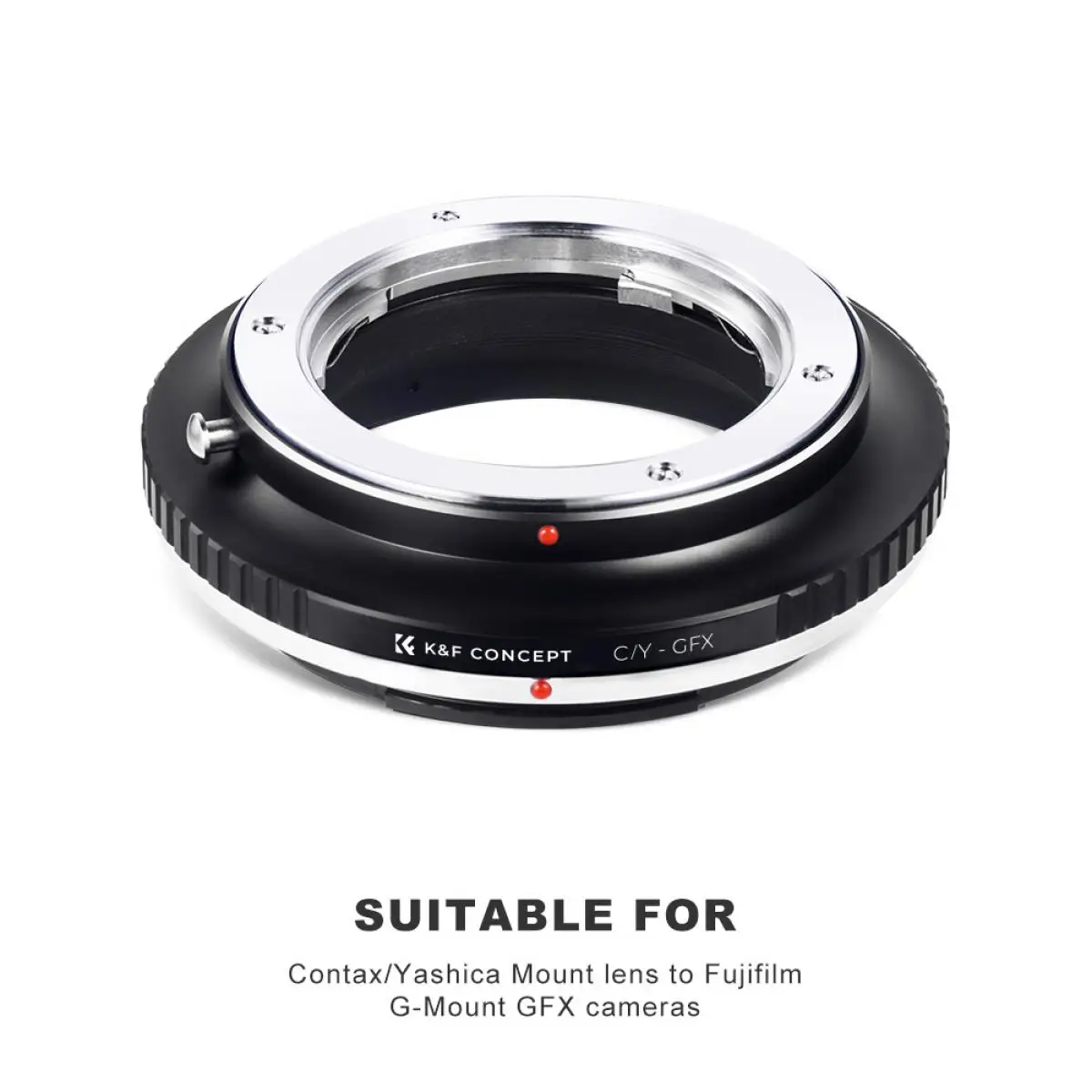 K&F CONCEPT Lensadapter voor Canon EOS EF EFS FD M42 Minolta MD PENTAX67 C/Y lenzen naar Fuji G Mount GFX camerabody M17211