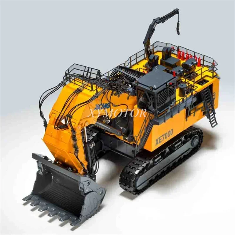 

1/50 For XCMG XE7000 Mining Excavator Truck Diecast Model Car with Doll Toys Gifts Ornaments Collection