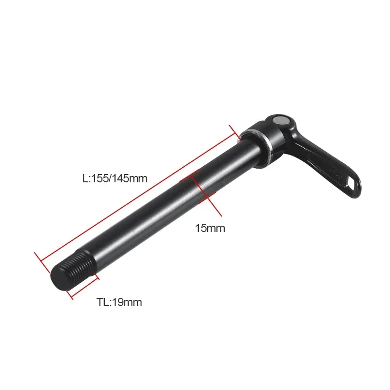 BOLANY-Axe traversant à dégagement rapide pour suspension de fourche de vélo, alliage d'aluminium, VTT, Boost airies Cube, 15x100mm, 110mm, le plus récent