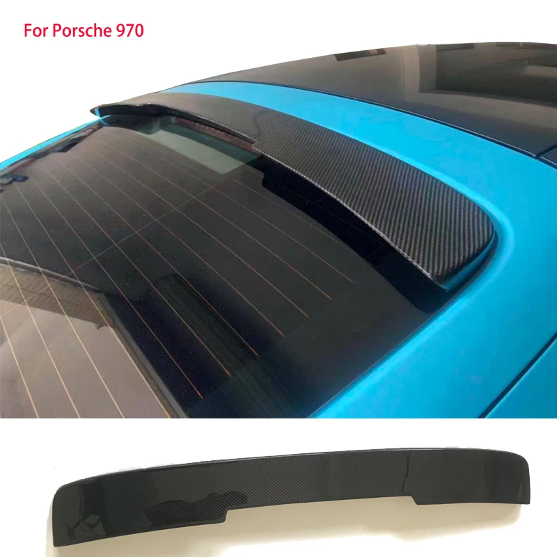 For Porsche Panamera 970 2009-2015 Real Carbon Fiber High Quality Top Spoiler Wing Trunk Lip Boot Cover Car Styling