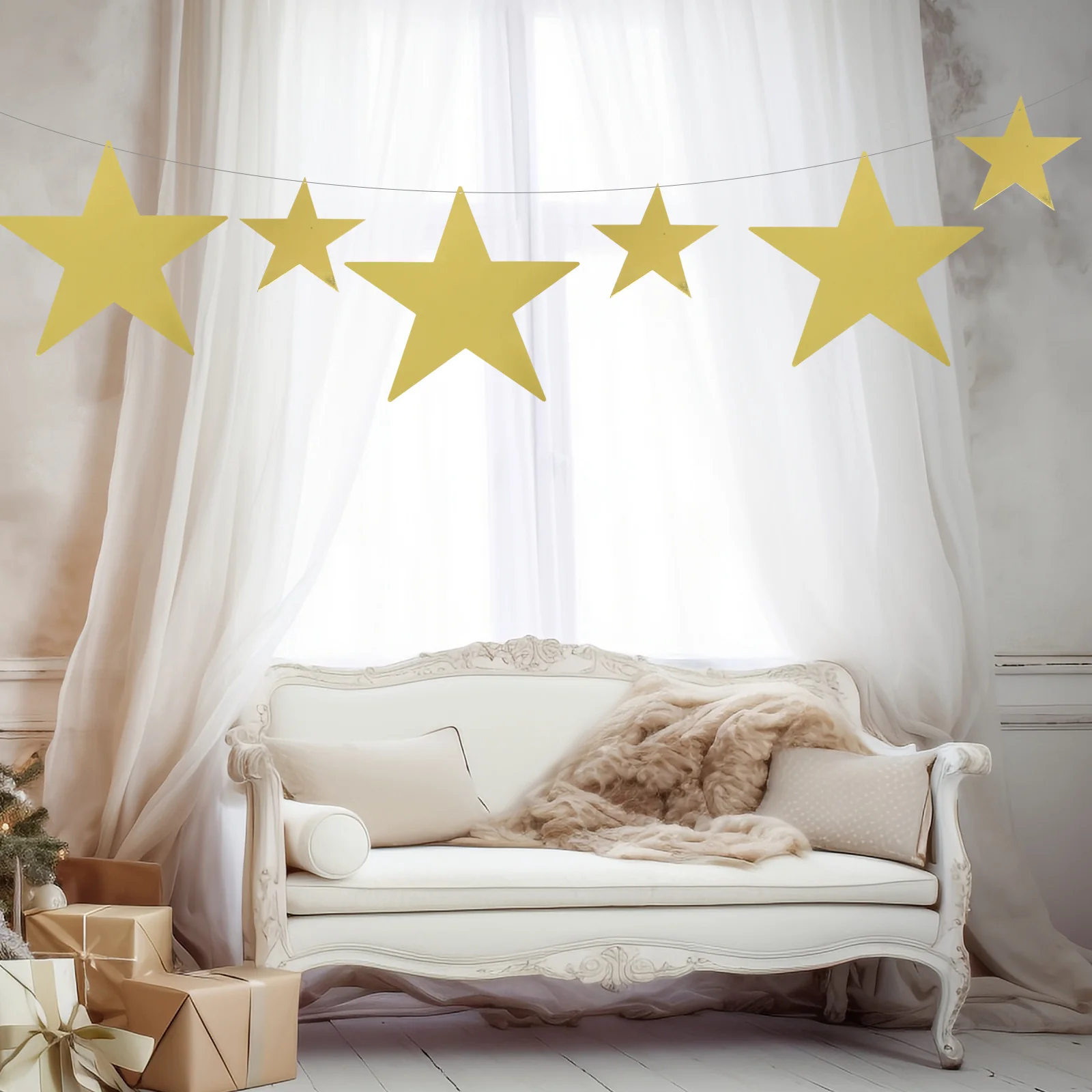 

20Pcs Paper Star Confetti Cutouts Bright Party Decor Stars Cutouts Writing Board Photo Props Wedding Props DIY Supplies