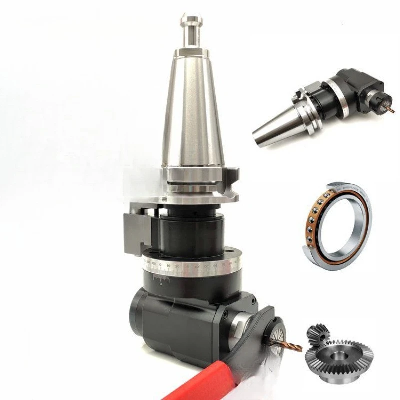 

Degree angle side milling shank right head gear high speed