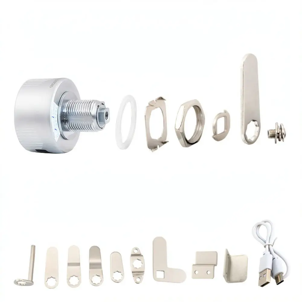 Electronic Fingerprint Password Lock Smart Drawer Locker App Control Zinc Alloy Security For Wooden Wardrobe Cabinet Storage