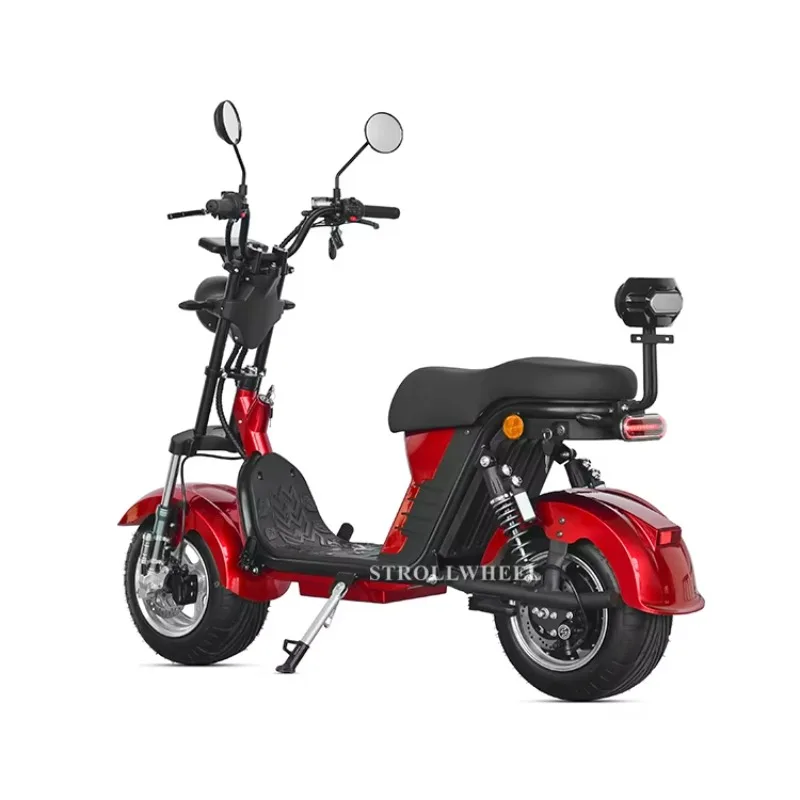 Hot Citycoco 1000W Electric Scooter Citycoco Fat Tire 2 Wheels 60V 24Ah Battery Electric Motorcycle 10Inch Disc Brakes