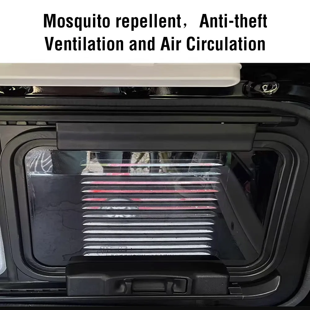 

Ventilation Grille Airvent With Flyscreen Sliding Window For VW T5 T5.1 T6 T6.1 Front Side Anti-Theft RV Exterior Accessories