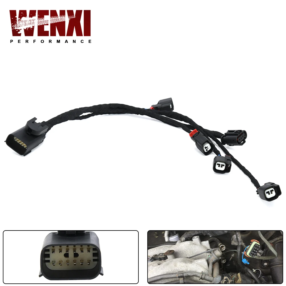 

Fuel Injection Ignition Harness For GM Cadillac CTS Escalade Chevy Left Hand Fuel Rail 5.3L 6.2L V8 28329581 28388775