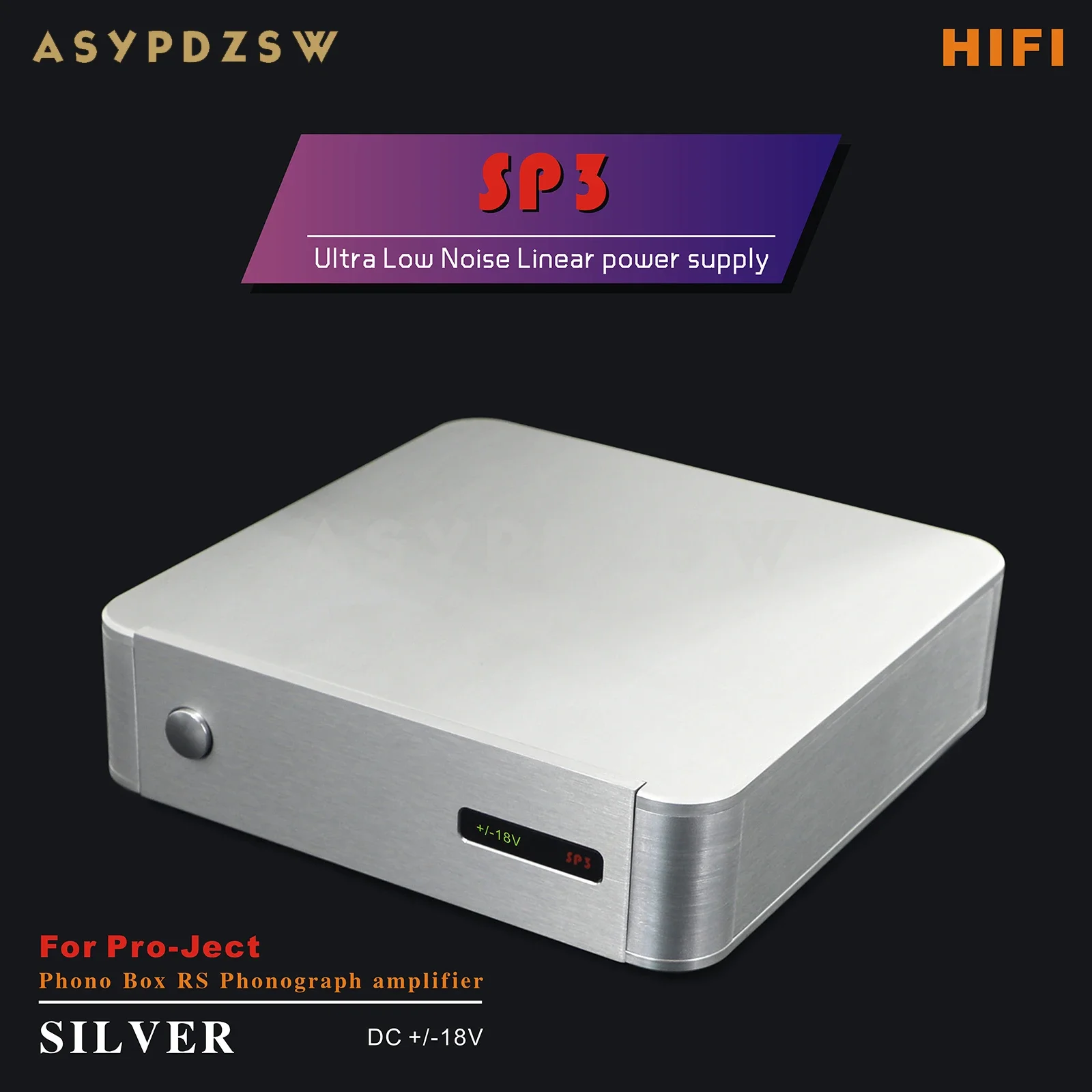 SP3 Сверхмалошумящий линейный источник питания постоянного тока +/-18 В для модернизации усилителя фонографа Pro-Ject Phono Box RS