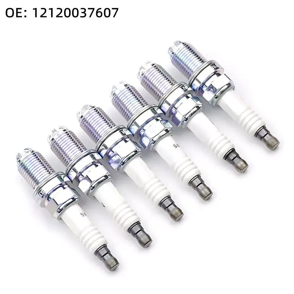 

4-6 шт. Высококачественная платиновая Свеча зажигания OE #12120037607 BKR6EQUP для BMW E39 E46 M54 M62 E38 E65 E34 E36 E46 E52 E66