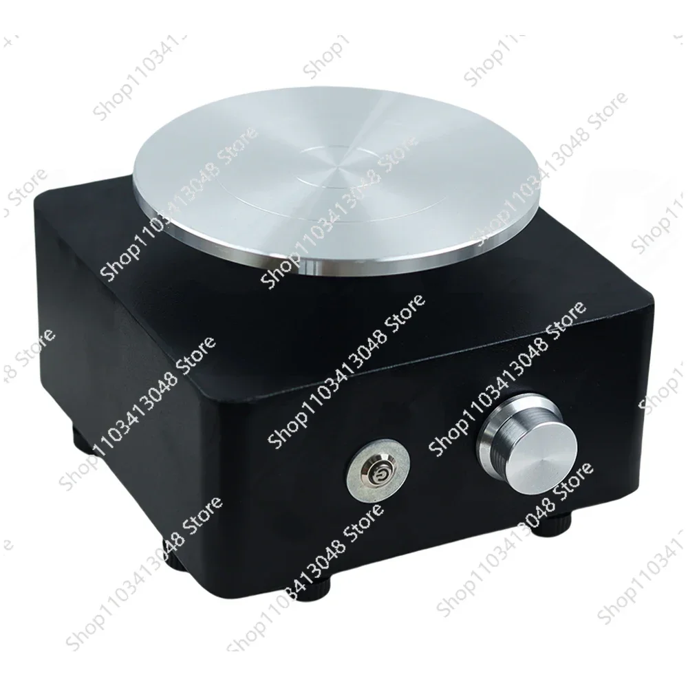 Rechargeable New Mini Black Box Pulling MachineFor Art Crafts Ceramics Clay Pottery Tools MINI Pottery Turntable 0-160RPM 1500MA