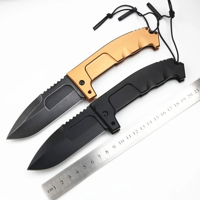 

RAO High Hardness Extreme Force N690 Outdoor Folding Knife 6061 Aluminum Alloy Wilderness Survival Sharp Portable Knife