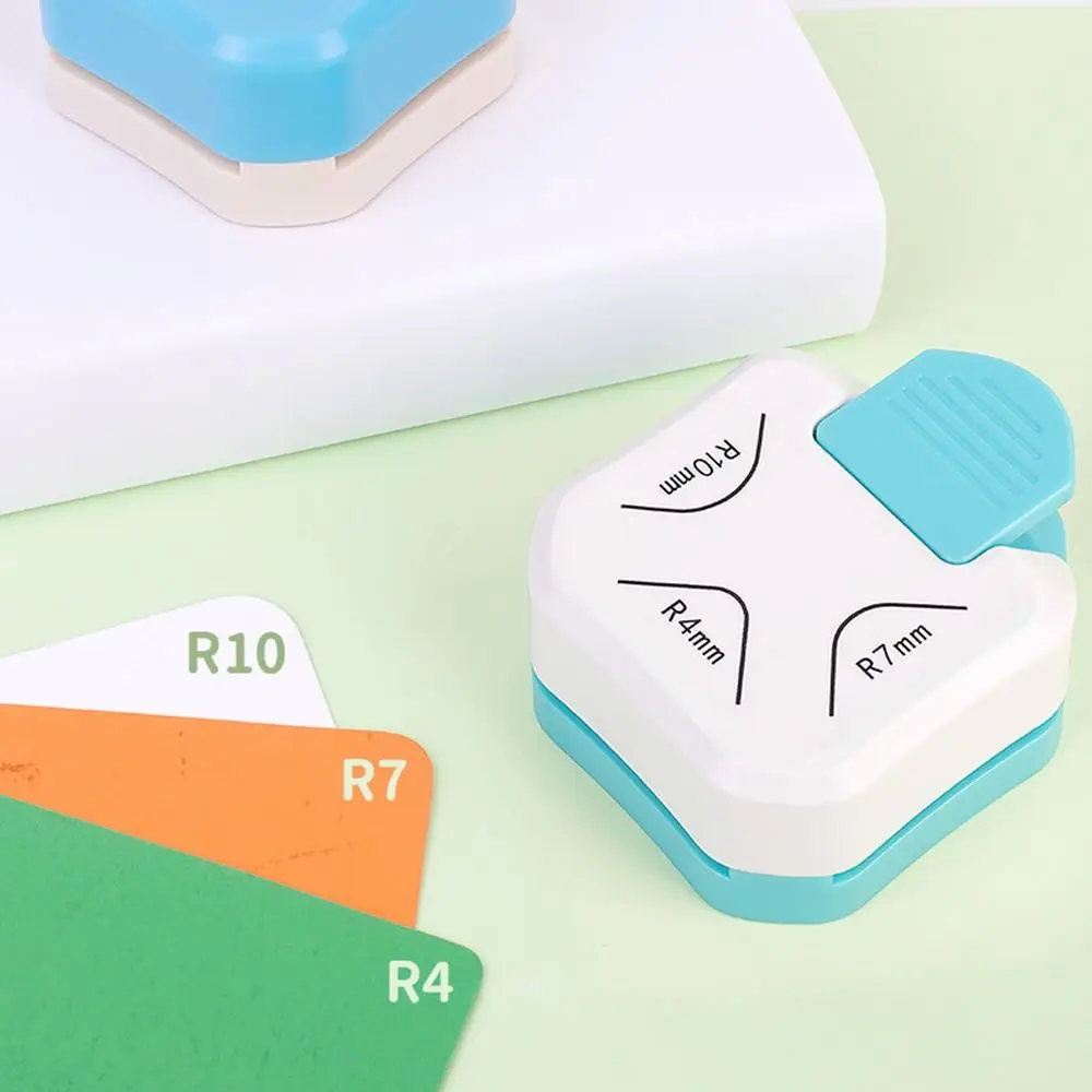 

Hole Punch 3 in 1 Mini Corner Rounder Border Punches DIY 3 Way Punch Board Round Punch Portable Paper Crimper Scrapbooking