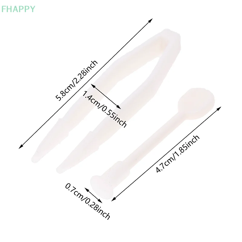 ชุดแหนบและตัวดูดคอนแทคเลนส์หลากสี1ชุดสำหรับตัวหนีบแบบพิเศษเครื่องมือถอดคอนแทคเลนส์