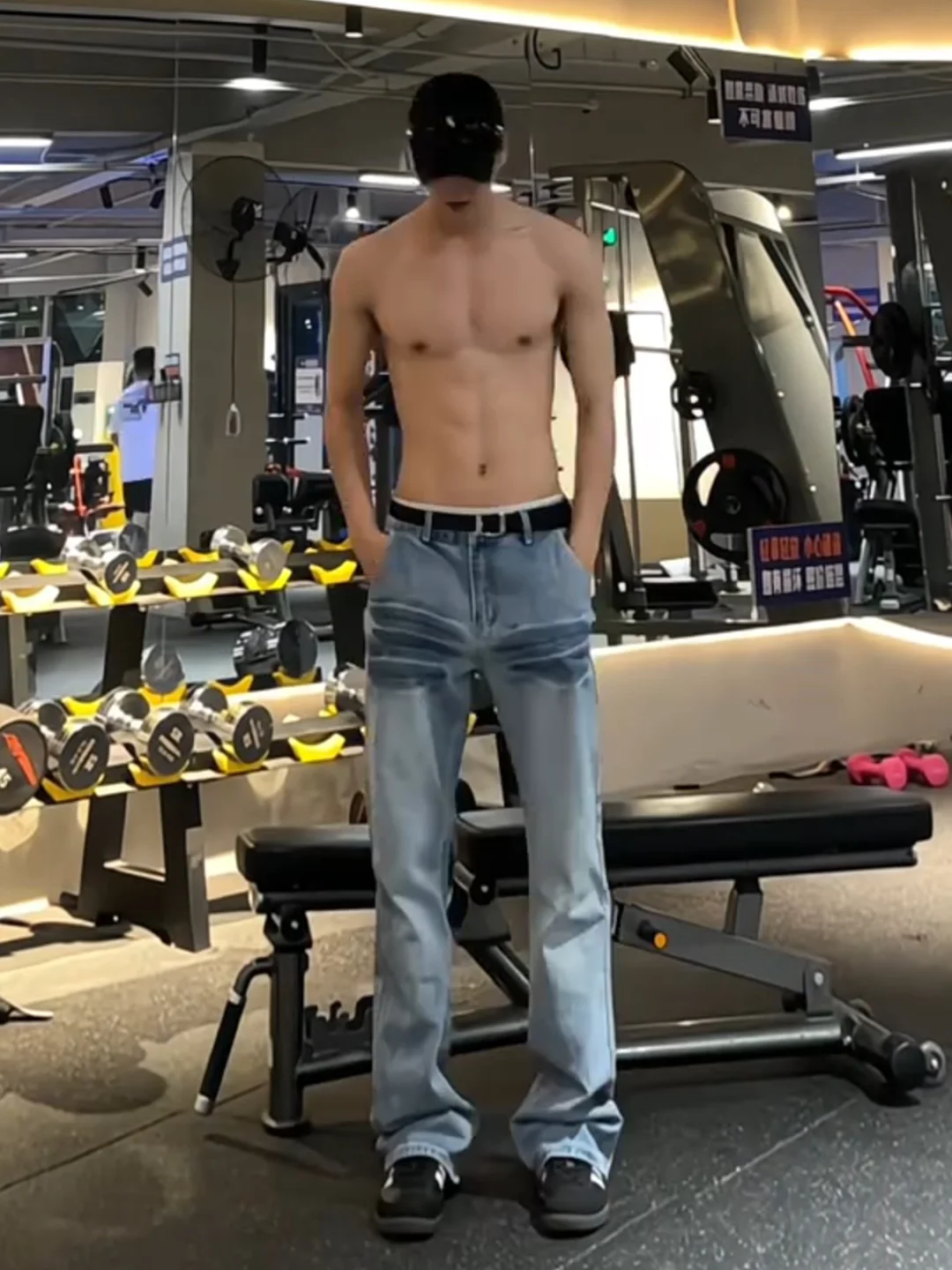 

Мужские джинсы Blue Lightning Pattern Fitn, прямые брюки Micro Flare в американском стиле High Street, осенние джинсы CleanFit