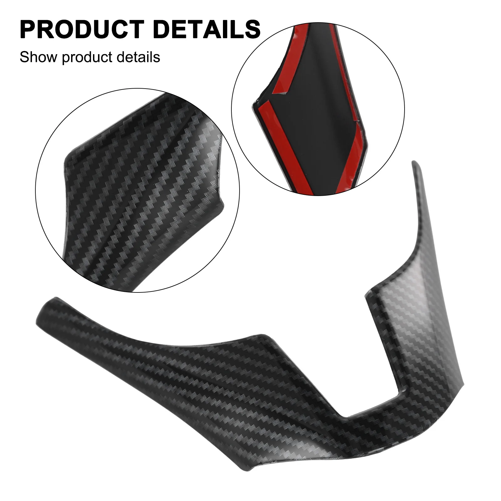 

Car Interior Decoration Wheel Panel Cover Wheel Decoration Easy Installation Manual Measurement Deviation Plastic