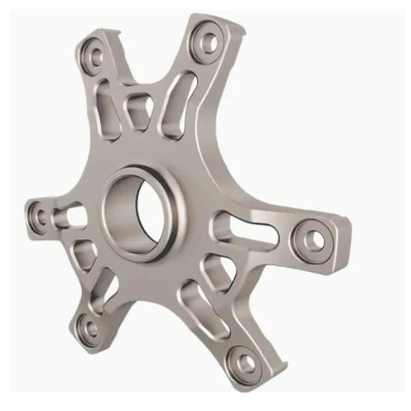 Torno de flange CNC de aço inoxidável usinado serviços de usinagem CNC de fábrica de flange de rolamento