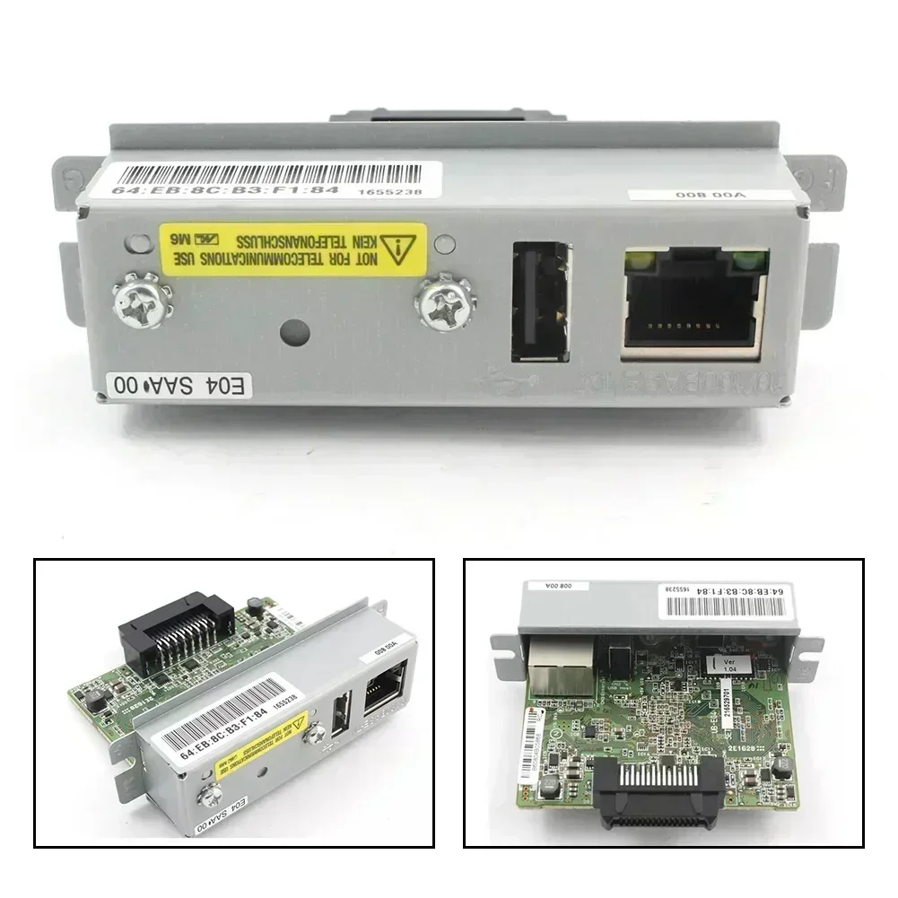 UB-E04 Ethernet Interface C32C881008 For TM Series T88VI T88V T70II U220 H6000  For Test Measurement Tool Accessory