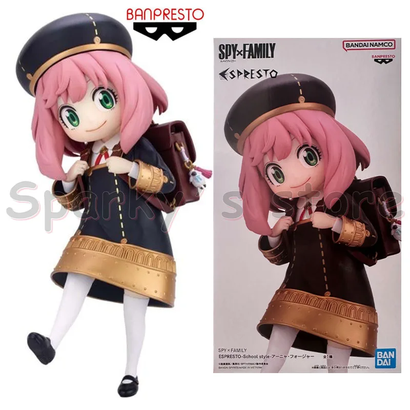 Bandai Original ESPRESTO SPY×FAMILY Anime Figure Anya Forger Action Figure Toys for Boys Girls Kids Children Birthday Gifts