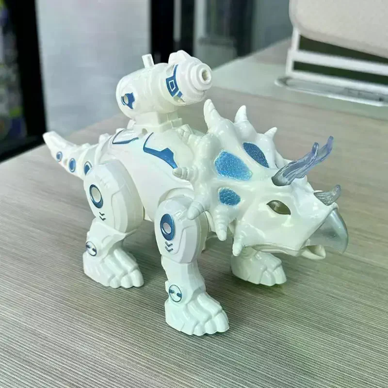1 conjunto grande tiranossauro rex robô dinossauro brinquedos suporta lançamento de bala macia com efeitos de luz e som robô dinossauro brinquedo