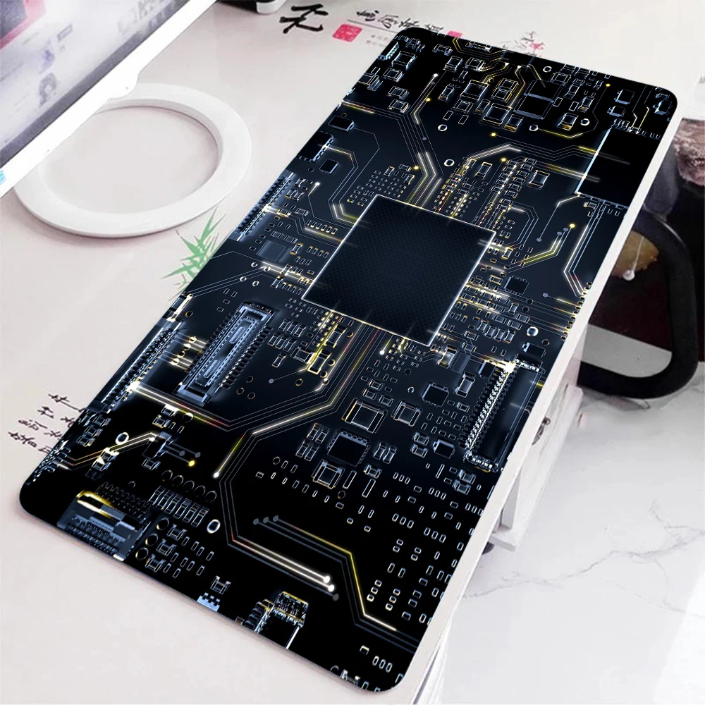

Inside Motherboard Circuit Board Mouse Pad Large Keyboard Anti-slip Tablet Cushion Office Desk Mat Pc Gamer Accessories Laptop
