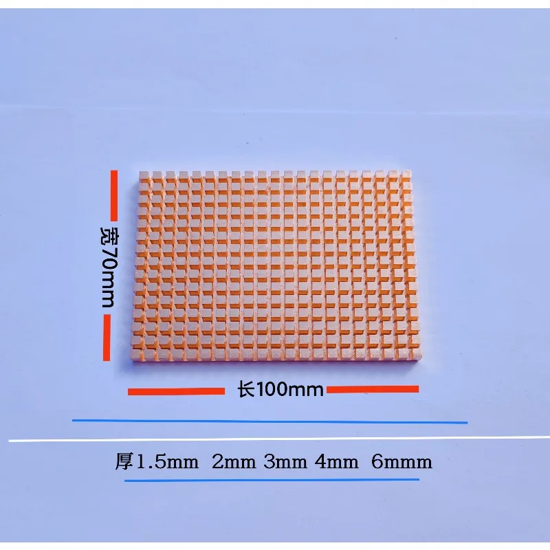 Ultra Thin Pure Copper Laptop HDD SSD Cooler 2.5 Inch SATA3 Heat Sink 100x70x1.5/2/3/4mm