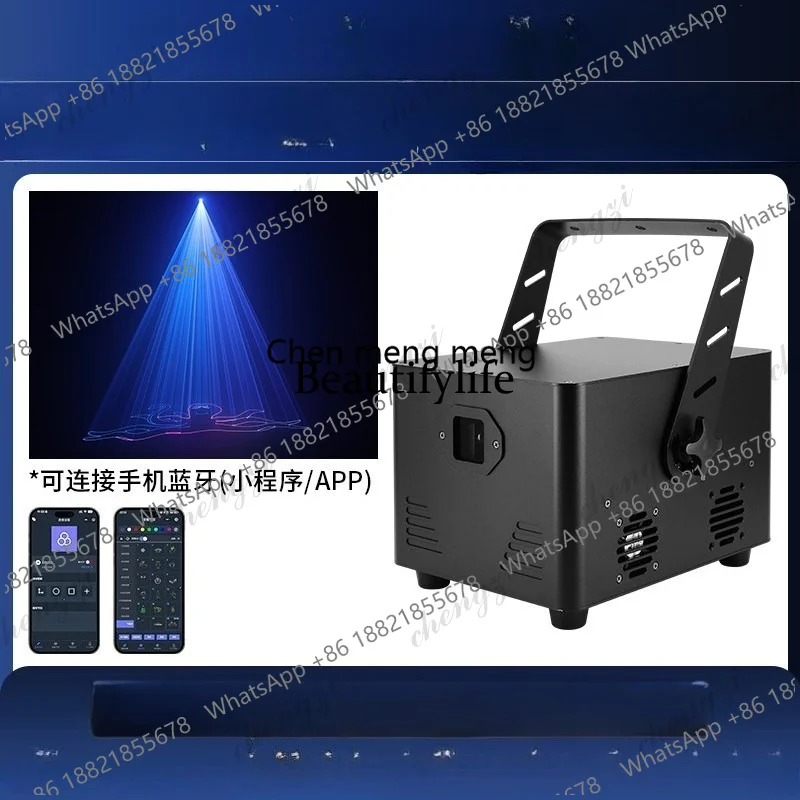 03 High power waterproof full color animation laser light snowflake stage outdoor landmark aurora borealis lighting spotlight