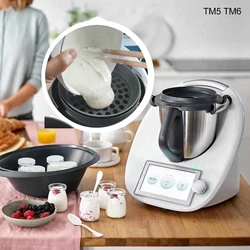 Mixing Pot Lid for Thermomix TM5 TM6 Large Hole Visual Operation Open Cover