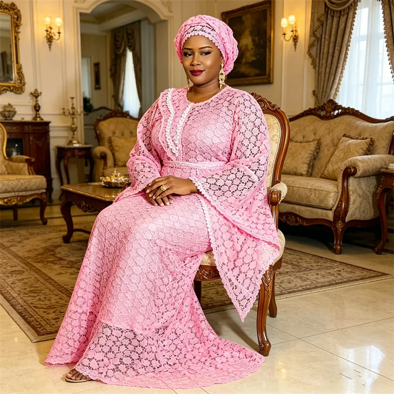 robes-africaines-en-dentelle-pour-femme-tenues-de-luxe-turques-abayas-ajourees-caftans-marocains-dashikis-boubous-robes-ankara