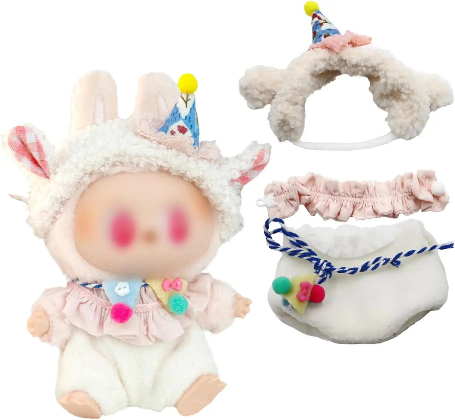 

Labubu Dolls Clothes, Accessories for Labubu Dolls, Labubu Clothes, Clothes for Labubu Doll, 17 cm, Labubu Clothing, Doll Clothe