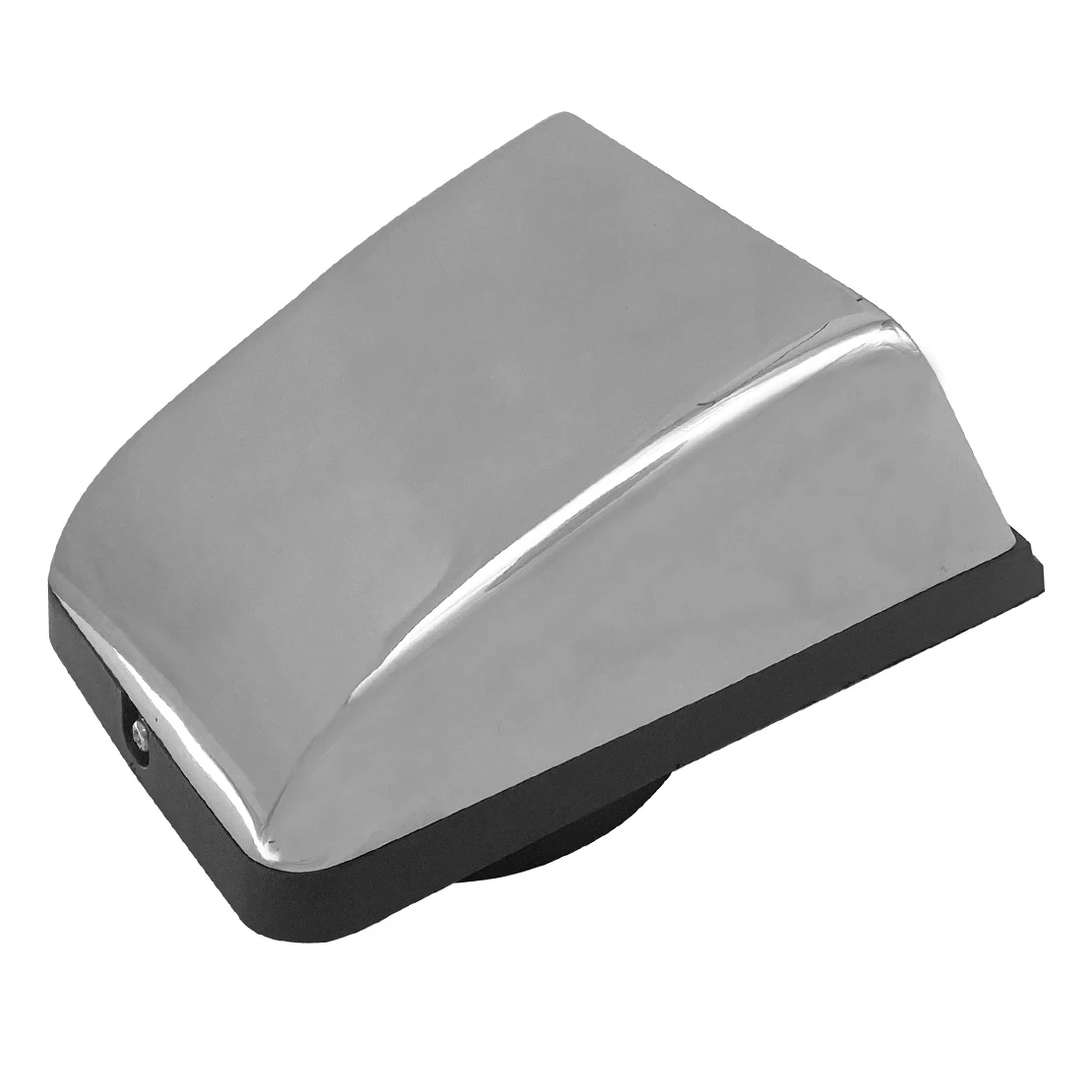 DWCX Boat Cowl Clam Shell Outlet Marine Hull Mount Air Vent 316 Stainless Steel with Nylon Base Universal