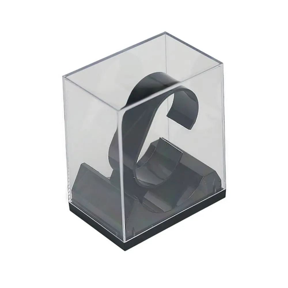 Plastic Watch Display Holder General Showcase Shelf Rack Transparent Wristwatch Case Multifunction Portable Watch Display