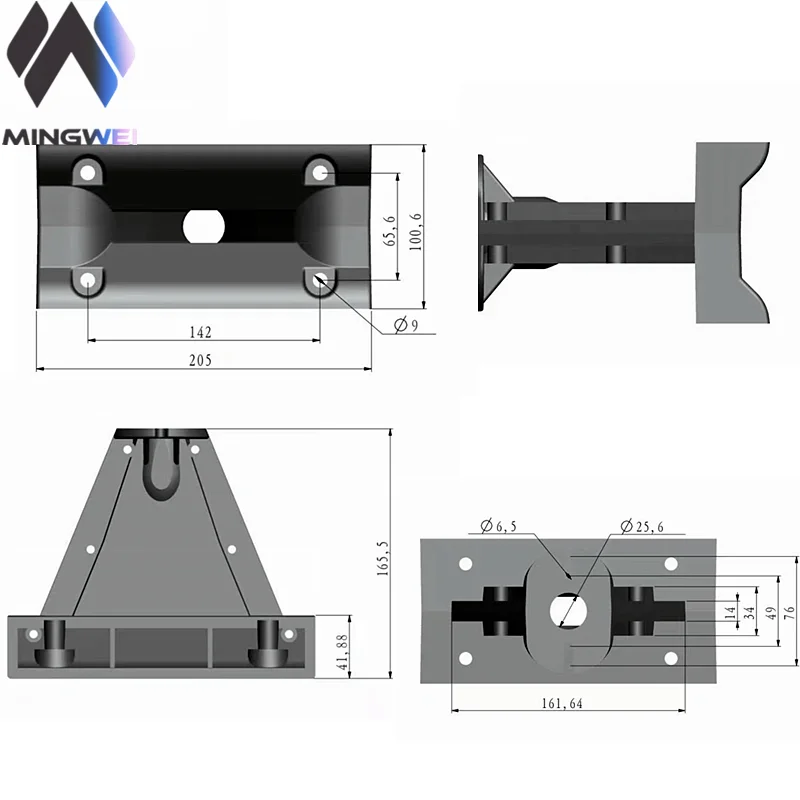 Altavoz de arreglo lineal MW Audio con bocina de 1 pulgada, 100Lx205Wx165H para equipos de audio profesional de 5 pulgadas