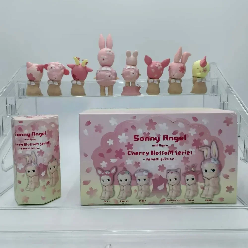 Mini Sonny Cherry Blossom Serie Blindbox-Spielzeug Überraschungsbox Kawaii Glücksbringer Niedliche Puppe Dekoration Sammelmodell Paar-Geschenke