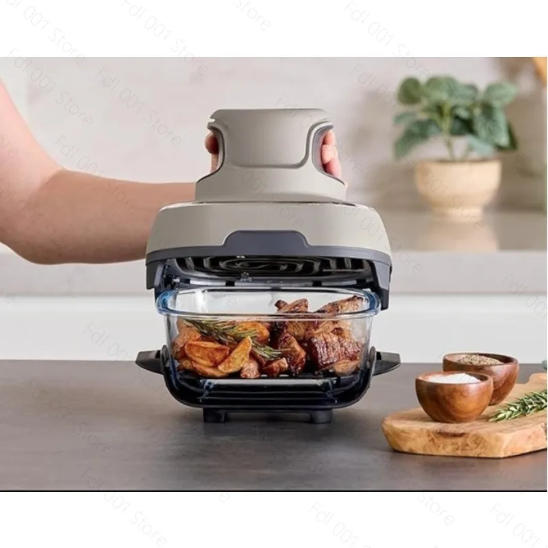 Intelligent 1500W High Power Air Circulation Visual Air Fryer Microwave Oven