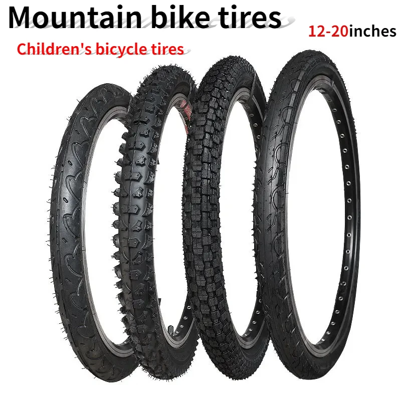 mountain bike tires 12 14 16 20inches 1.5 1.75 1.95  20*1-1/8 Children's folding car outer tire