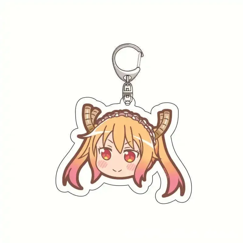 Animation Derivatives Acrylic Keychain KannaKamui Tohru Jōi Elma Kobayashi Exquisite Backpack Pendant Festival Gift for Friend