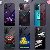 Game GEOMETRY DASH-S Phone Case For Xiaomi 13 10 10T 11i 11T Redmi Note 8 9 11 11S Pro Poco M4 X3 F3 Glass Cover