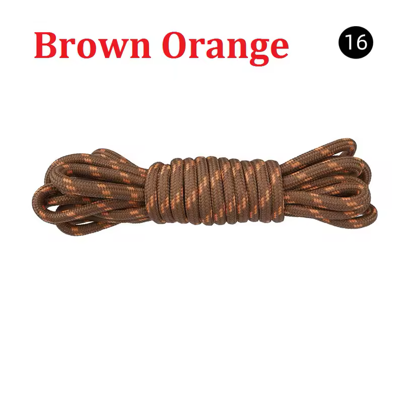 5MM Round Shoelaces Flower Dots Solid Laces Polyester Shoelaces Matching Sports Shoes Tooling Martin Boots Hiking Shoelaces - Image 9