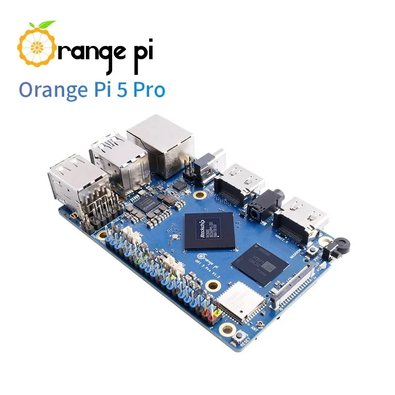

Orange Pi 5 Pro Development Board 16GB RAM Rockchip RK3588S 8-Core 64-Bit Wi-Fi 5+BT5.0 M.2 M-KEY Slot Gigabit Ethernet Mini PC