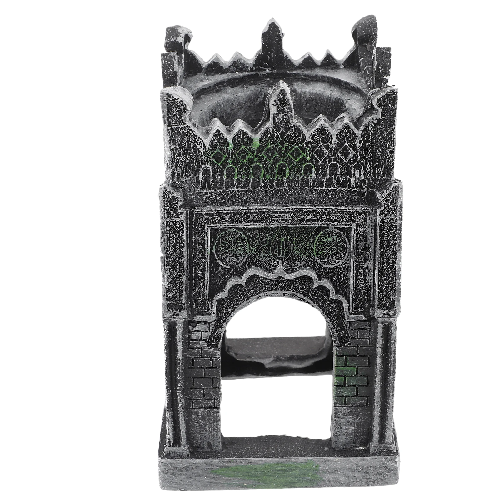 

Resin Castle Decor Fish Tank L scaping Aquarium Scene nament Lifelike Garden Micro L scape Desktop Pet Supplies