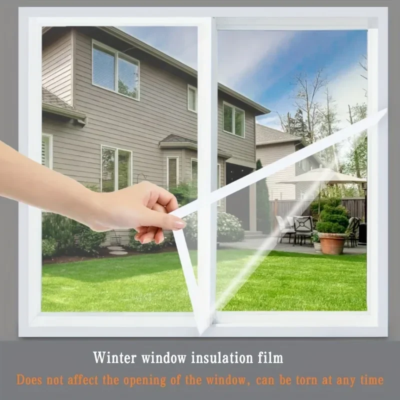 

DIY High Ttransparent PEVA Home Balcony Windows Waterproof Curtain Gazebo Side Rainproof Winter Keep Warm Windproof Screen