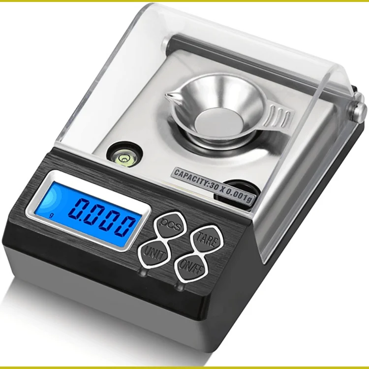 

50 г/0,001 г CT33 Высокоточные мини-карманные весы для ювелирных изделий Портативные цифровые весы для подсчета ювелирных изделий