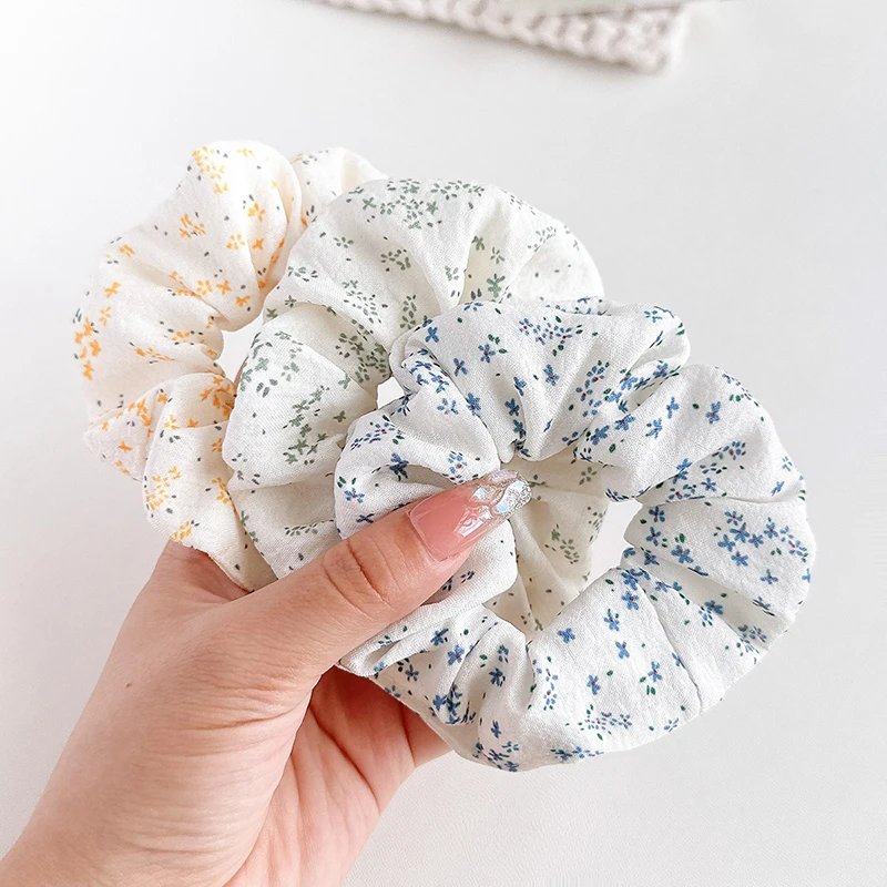 ربطة شعر من نسيج الزهور الصغيرة الطازجة والحلوة على الطراز الكوري، إكسسوار متعدد الاستخدامات ولطيف للفتيات #1