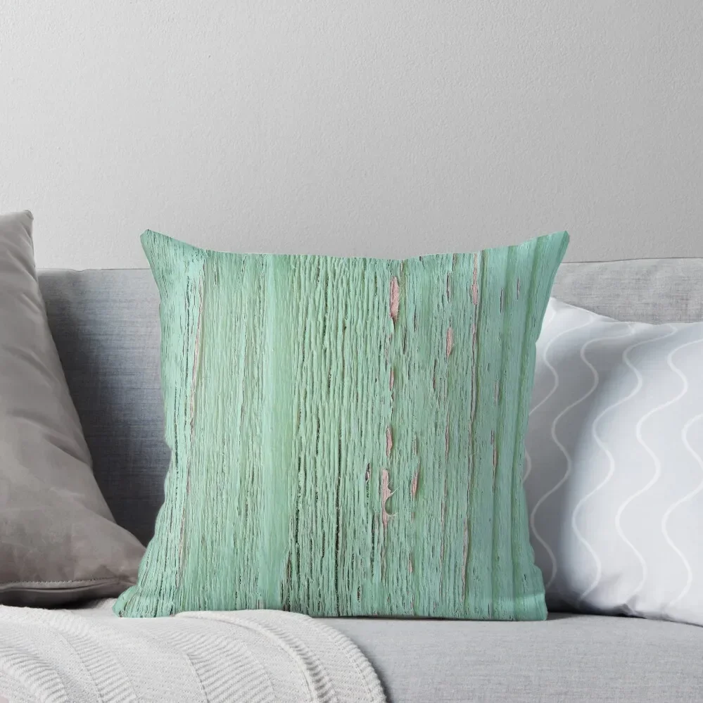 

Rustic weathered wood mint shabby texture Throw Pillow Sofa Cushions Decorative Cushion Cover christmas pillowcases Pillow