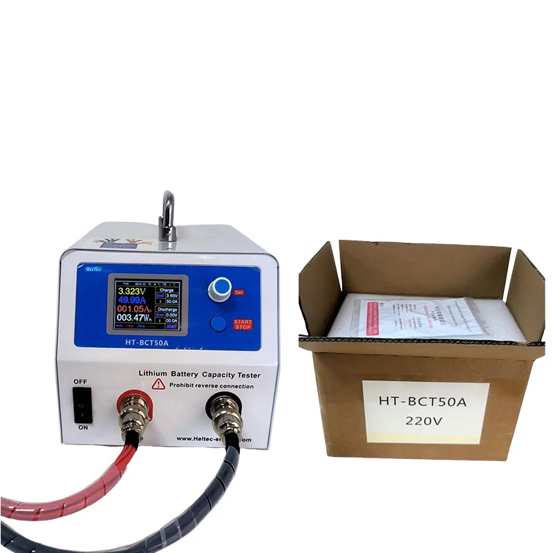 Battery Tester  Battery Capacity Analyzer Charge and Discharge  50A Li-ion LiFePo4 Load Detection Aging Arrester Partial Capacit