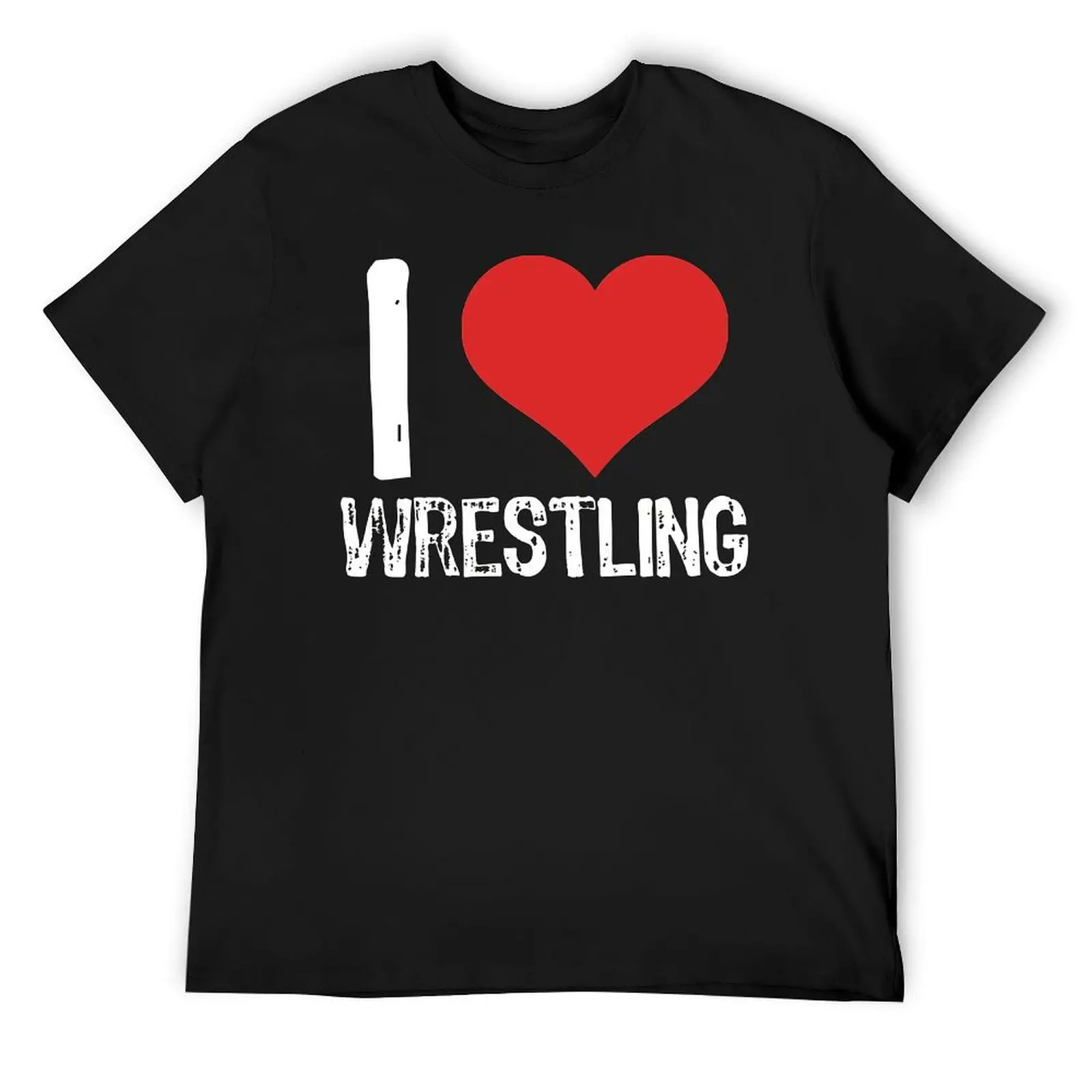 Fresh I Love Wrestling Throw Pillow For Sale T-shirt  Sports T-shirts Vintage Nerd Leisure USA Size