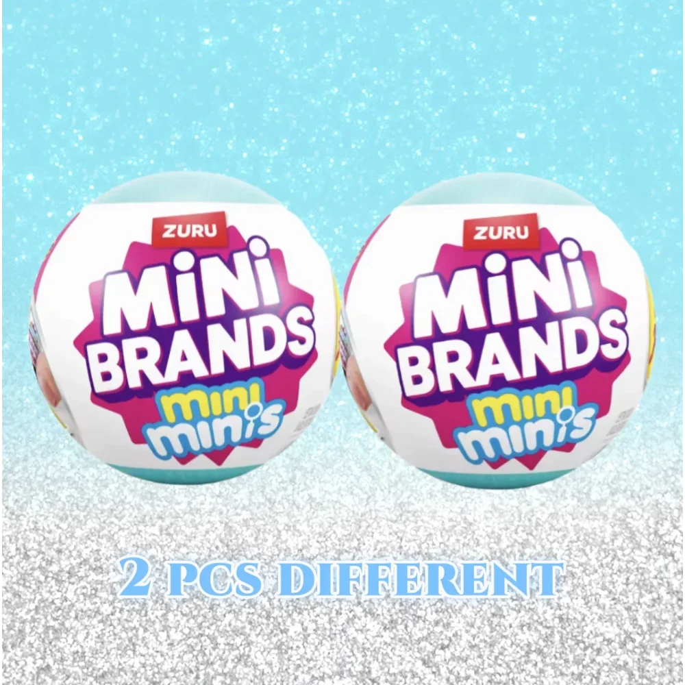 Zuru Mini Brands Fill The Fridge Mini Minis Blindbox Spielzeug Sammlerstück Miniatur Überraschungsspielzeug