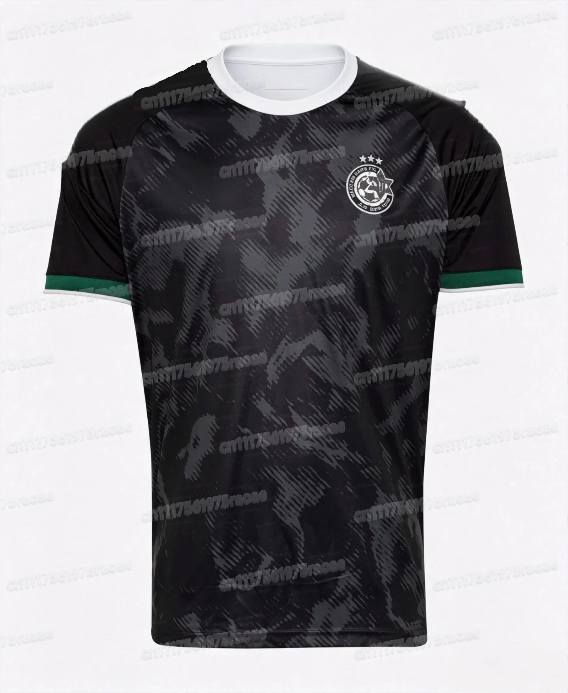 2026 Modernes Trendiges Fußball-Fan-Trikot Maccabi Haifa 26-27, 3D-Gedrucktes Sport-Freizeit-T-Shirt für die Familie, Atmungsaktives Sommer-Oberteil – Detail 6